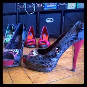 Iron Fist "Wolf Beater" platform pumps, size 8